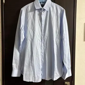 Giorgio Armani 긴팔 셔츠 라이트 블루 와이셔츠 아르마니