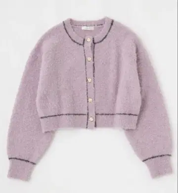 MOUSSY 라벤더 컬러 가디건
