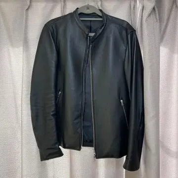 LIDNM 블랙 싱글 라이더 자켓