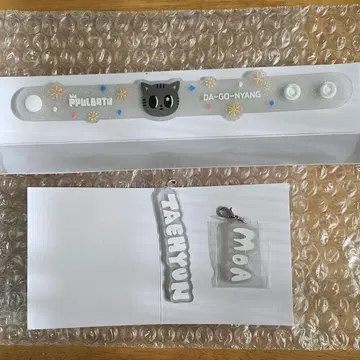 TXT 태현 아크릴 참 러버 밴드 TOMORROW