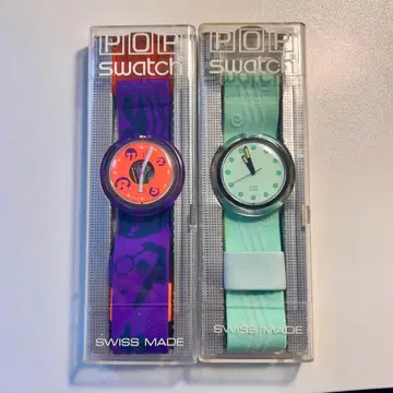 [레어] POP SWATCH 팝 스와치 2개 세트 90s 빈티지