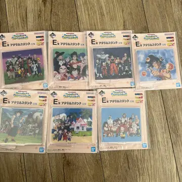 제일복권 드래곤볼 E상 아크릴 스탠드 컴플리트 세트 미개봉