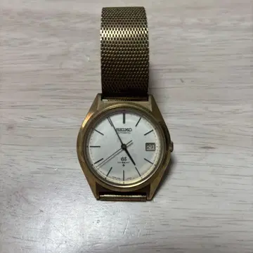 SEIKO 자동 감기 시계 골드