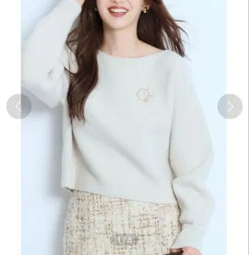 새상품 미사용 택 포함 JUSGLITTY 2WAY 울 캐시미어 풀오버