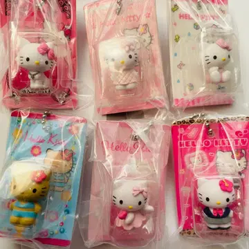 캡슐 토이 헬로키티 패키지 미니어처 컬렉션 6종 컴플리트