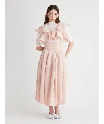 FURFUR 니트 레이어드 세트 원피스