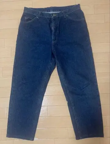 굿 레귤러 usa 90's LLBean 다크 네이비 테이퍼드 데님