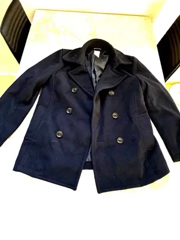 BACK NUMBER 네이비 더블 브레스트 M