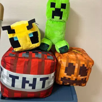마인크래프트 봉제 인형 세트