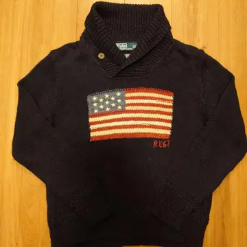 랄프 로렌 성조기 스웨터