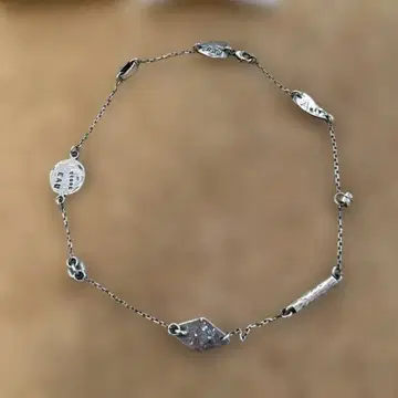 SERGE THORAVAL 실버 플레이트 목걸이