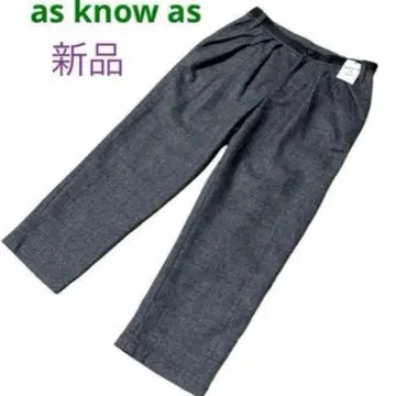 새상품 as know as 여성용 슬랙스 S 사이즈 8부 기장