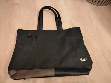 BEAMS 블랙 토트백