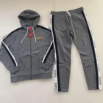 새상품 GUESS 상하의 후드티 맨투맨 속기모 M