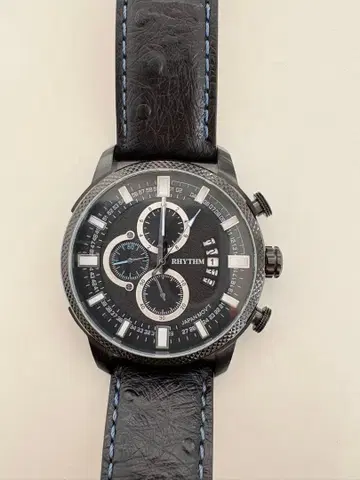 RHYTHM 손목시계 천연 가죽 작동 미확인