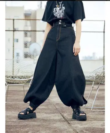 파메오 포즈 닛카포카 데님 사루엘 본탕 S PAMEO POSE