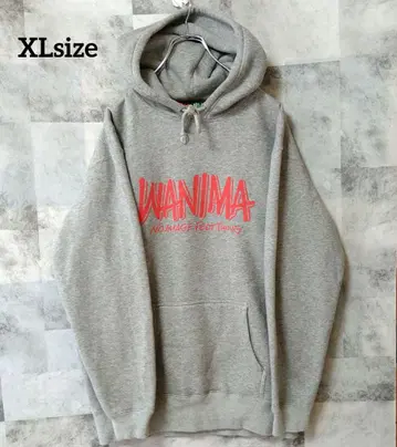 WANIMA 와니마 XLsize 풀오버 후드티 그레이 헤비 웨이트