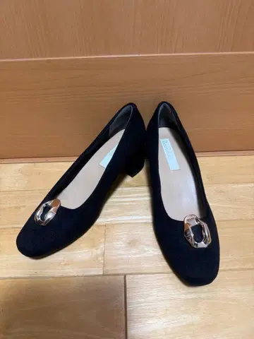 NUOVO 스웨이드 펌프스 블랙 25.0