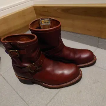 치페와 엔지니어 부츠 코도반 CHIPPEWA