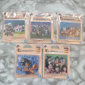 드래곤볼 제일복권 E상 아크릴 스탠드 5종