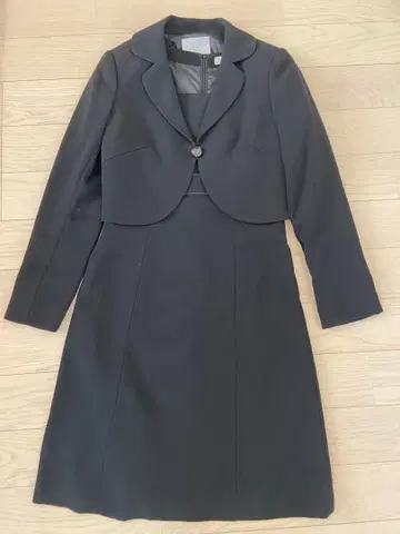 블랙 자켓 포함 원피스 M