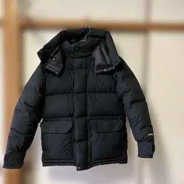 오구리 슌 다운 North Face 브룩스 레인지 다운 파카 블랙 M