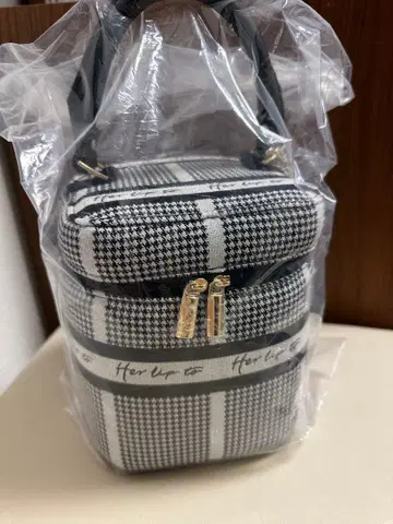 Herlipto HLT Jacquard Vanity Bag silver