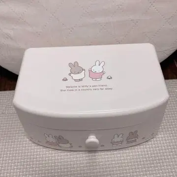 미피 거울 포함 수납 박스