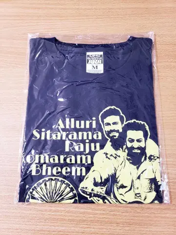 영화 RRR 티셔츠 M 사이즈 라마 빔 GAMES GLORIOUS