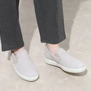 ecco soft 7 w 그레이 로즈 가죽 슬립온 사이즈 36