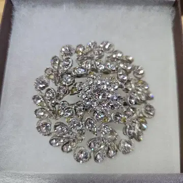 꽃 디자인 브로치 코사지