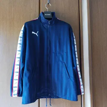 푸마 네이비 스트라이프 저지