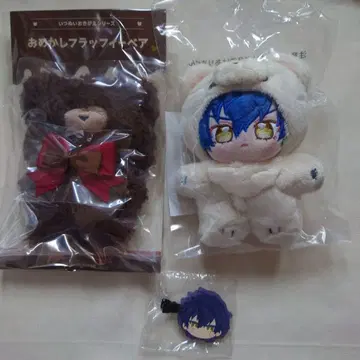 앙스타 이츠누이 플러피 베어 앞머리 클립 사자나미 쥰 세트