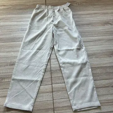 새상품 사만다 모스모스 블루 아이보리색 코듀로이 이지 팬츠 M