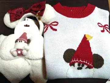 릴린린 스웨터 머플러 머리띠 세트