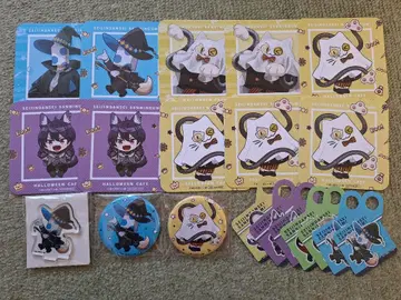 성인 남성 3인조 세이단 스이파라 할로윈 카페