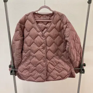 유니클로 울트라 라이트 다운 자켓 핑크