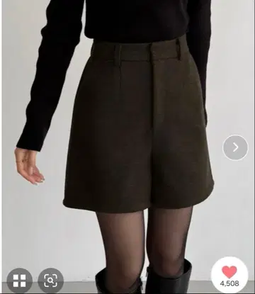 callautia 멜톤 숏팬츠 하이웨스트 숏팬츠