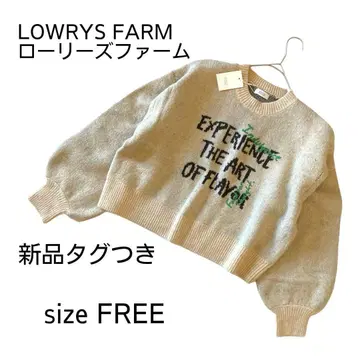 [택 포함 새상품] LOWRYS FARM 로리즈팜 니트 기모 스웨터