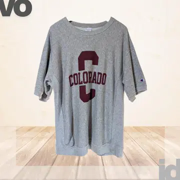 [ 고품질 ] 챔피온 리버스 위브 반팔 맨투맨 콜로라도 대학 L