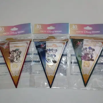 도쿄 디즈니 리조트 40주년 디즈니 호텔 가랜드 3매 세트