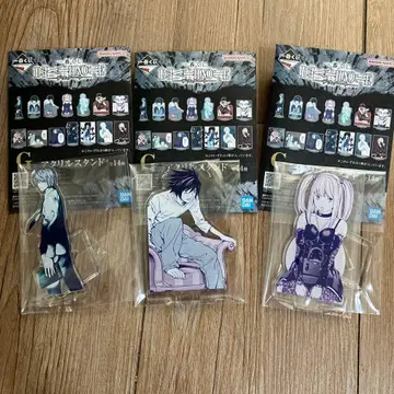 제일복권 데스노트 G상 아크릴 스탠드 미사 라이트 엘 3종 세트