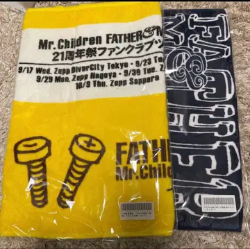 Mr.Children 팬클럽 투어 타월 2종 세트 오늘 한정 가격