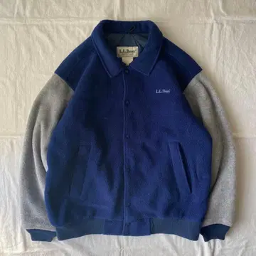 80s L.L.Bean 플리스 바시티 자켓 스타디움 자켓