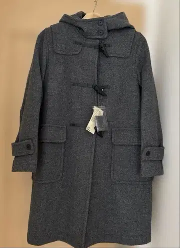 미사용 새상품 MUJI 그레이 더플 코트 S 사이즈