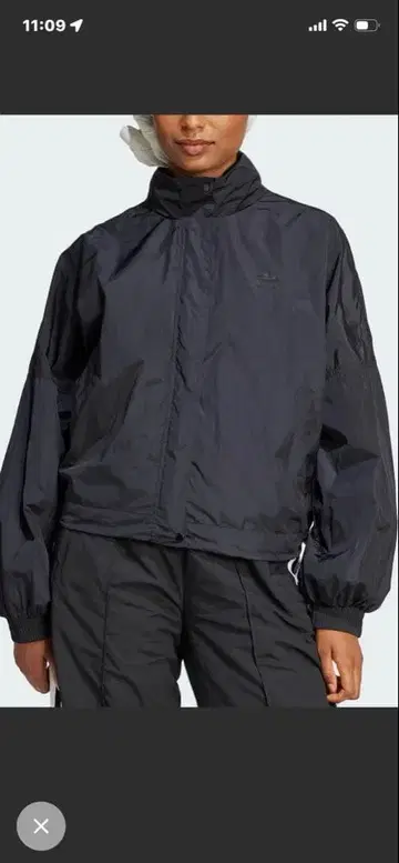 adidas 블랙 점퍼