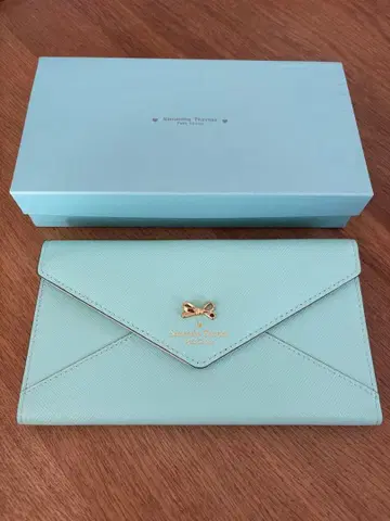 사만사 타바사 민트 그린 장지갑