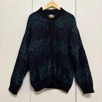[ 구제 의류 ] 니트 자켓 퀼팅 싸개 버튼 L-XL 사이즈 상당