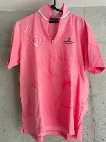 Munsingwear 핑크 L 스포츠 셔츠