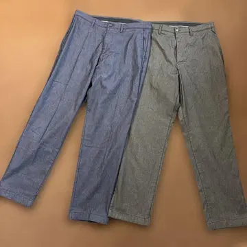 새상품급 세실 스트레이트 데님 그레이 네이비 2세트